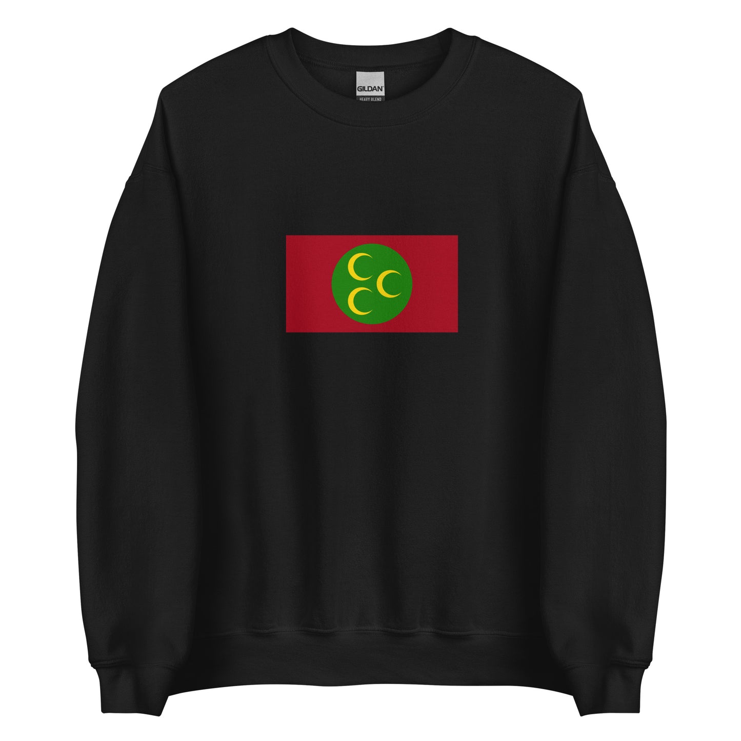 Jordan - Ottoman Syria (1516-1918) | Historical Jordanian Flag Interactive Sweatshirt