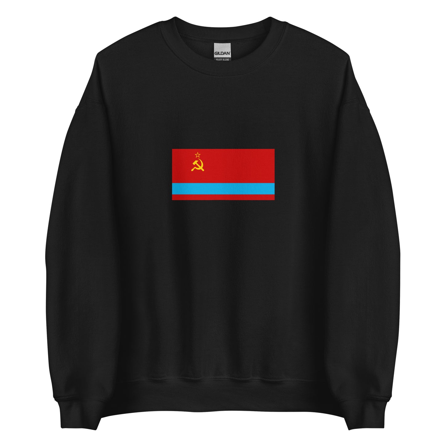 Kazakhstan - Kazakh Soviet Socialist Republic (1941-1991) | Historical Kazakh Flag Interactive Sweatshirt