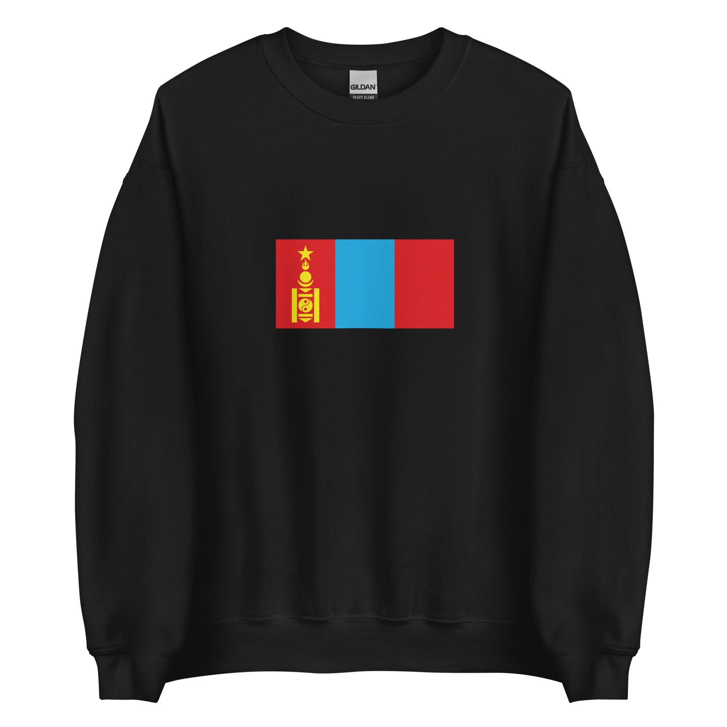 Mongolia - Mongolian People's Republic (1945-1992) | Historical Mongolian Flag Interactive Sweatshirt