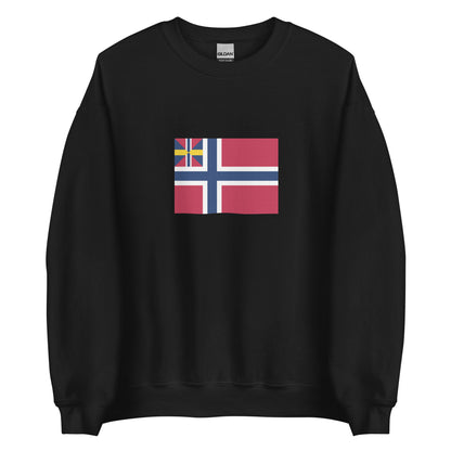 Norway - United Kingdoms of Sweden and Norway (1844-1899) | Historical Norwegian Flag Interactive Sweatshirt