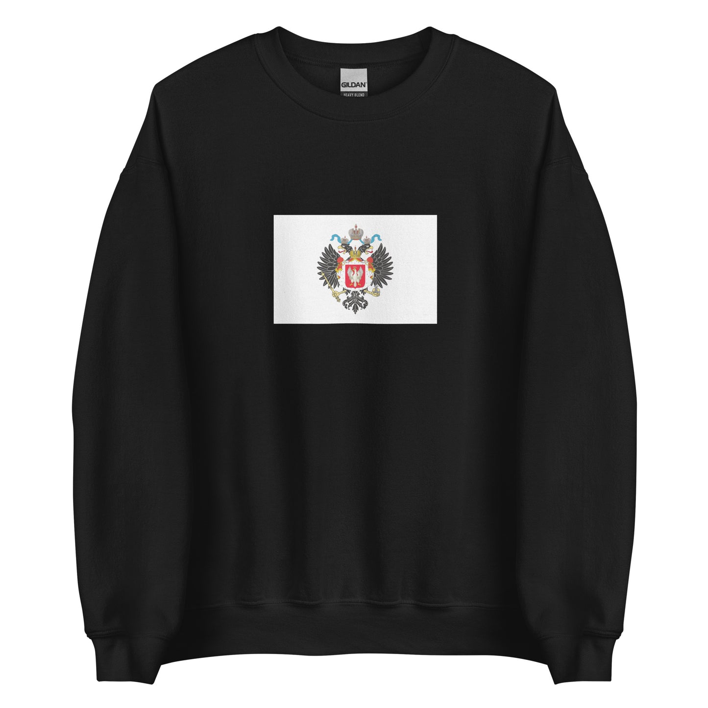 Poland - Kingdom of Poland (1815-1830) | Historical Polish Flag Interactive Sweatshirt