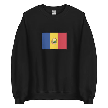 Romania - Socialist Republic of Romania (1947-1989) | Historical Romanian Flag Interactive Sweatshirt