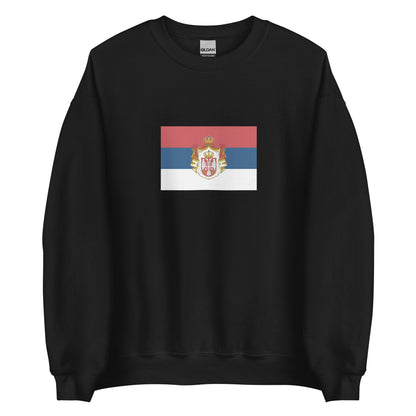 Serbia - Kingdom of Serbia (1882-1918) | Historical Serbian Flag Interactive Sweatshirt