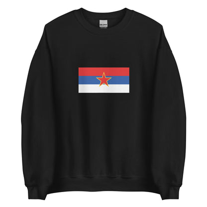 Serbia - Socialist Republic of Serbia (1946-1992) | Historical Serbian Flag Interactive Sweatshirt