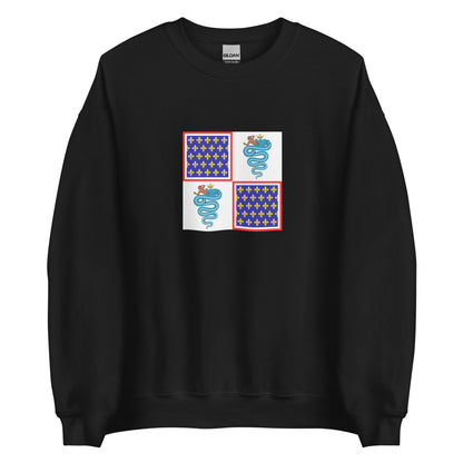Switzerland - Duchy of Milan under the Kingdom of France (1499-1512) | Historical Suisse Flag Interactive Sweatshirt