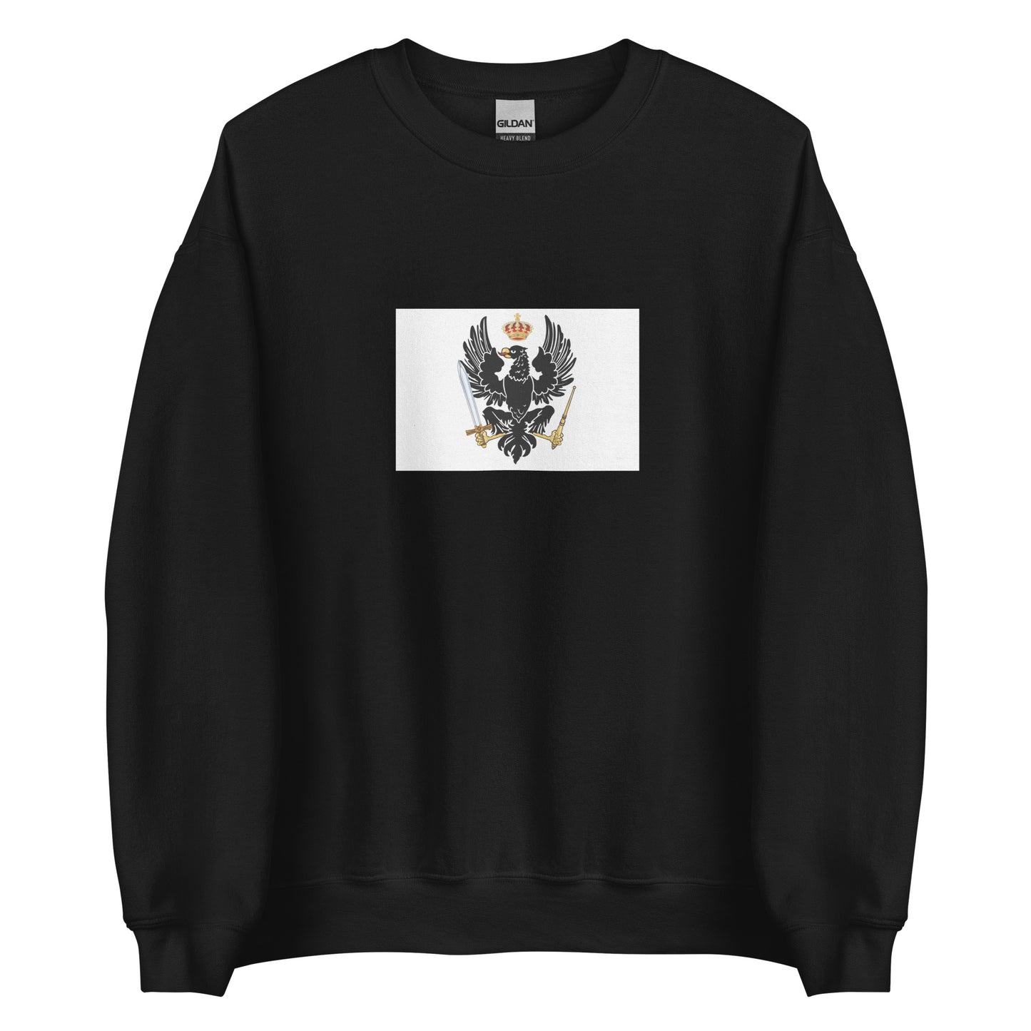 Switzerland - Kingdom of Prussia (1707 - 1848) | Historical Flag Interactive Unisex Sweatshirt