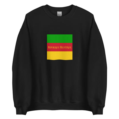 Switzerland - Helvetic Republic (1798-1803) | Historical Suisse Flag Interactive Sweatshirt