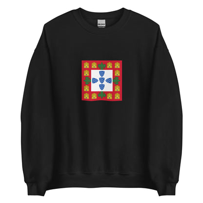 Portugal - Kingdom of Portugal (1139-1415) | Historical Portuguese Flag Interactive Sweatshirt