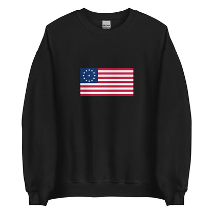 USA - 13 Stars & Stripes Cowpens Flag (1781) | Historical American Flag Interactive Sweatshirt