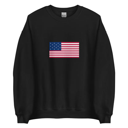 USA - 15 Star Spangled Flag (1795-1818) | Historical American Flag Interactive Sweatshirt