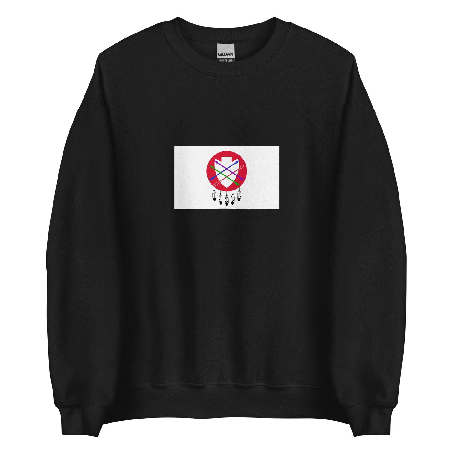 USA - Peoria People | Native American Flag Interactive Sweatshirt