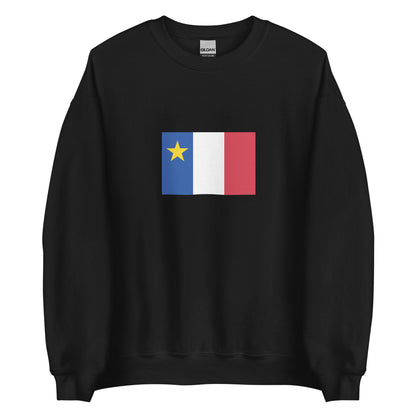USA - French Acadians | Ethnic American Flag Interactive Sweatshirt