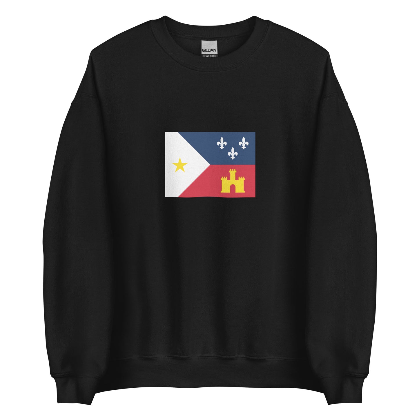 USA - Cajuns | Ethnic American Flag Interactive Sweatshirt