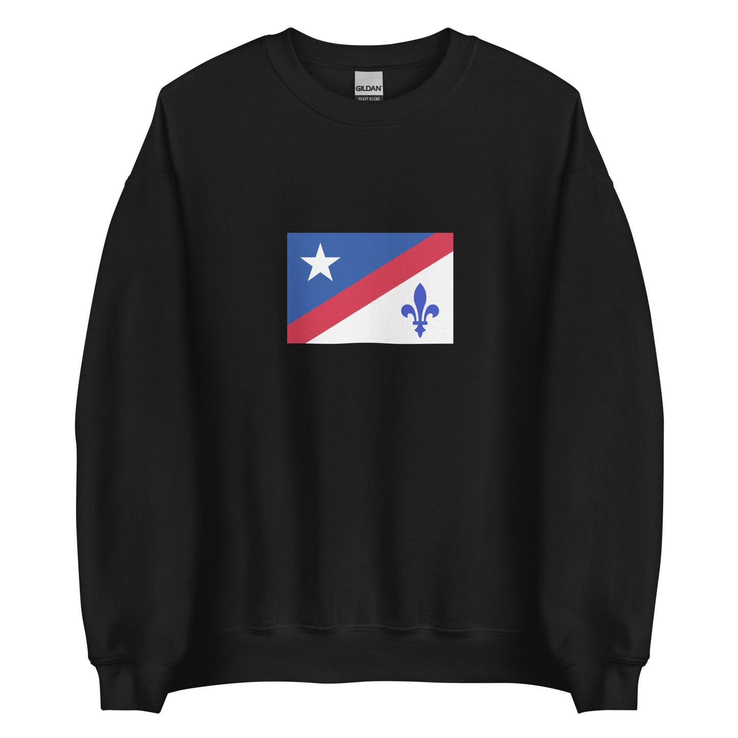 USA - French Americans | Ethnic American Flag Interactive Sweatshirt