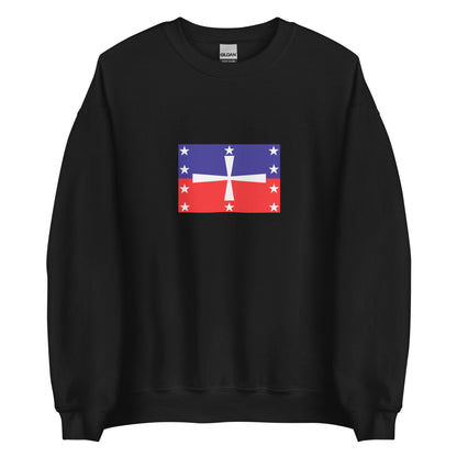 Dominican Republic - La Trinitaria (1838-1844) | Historical Dominican Flag Interactive Sweatshirt