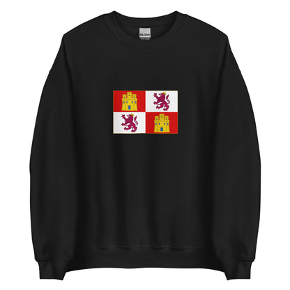Dominican Republic - Crown of Castile (1492-1516) | Historical Dominican Flag Interactive Sweatshirt