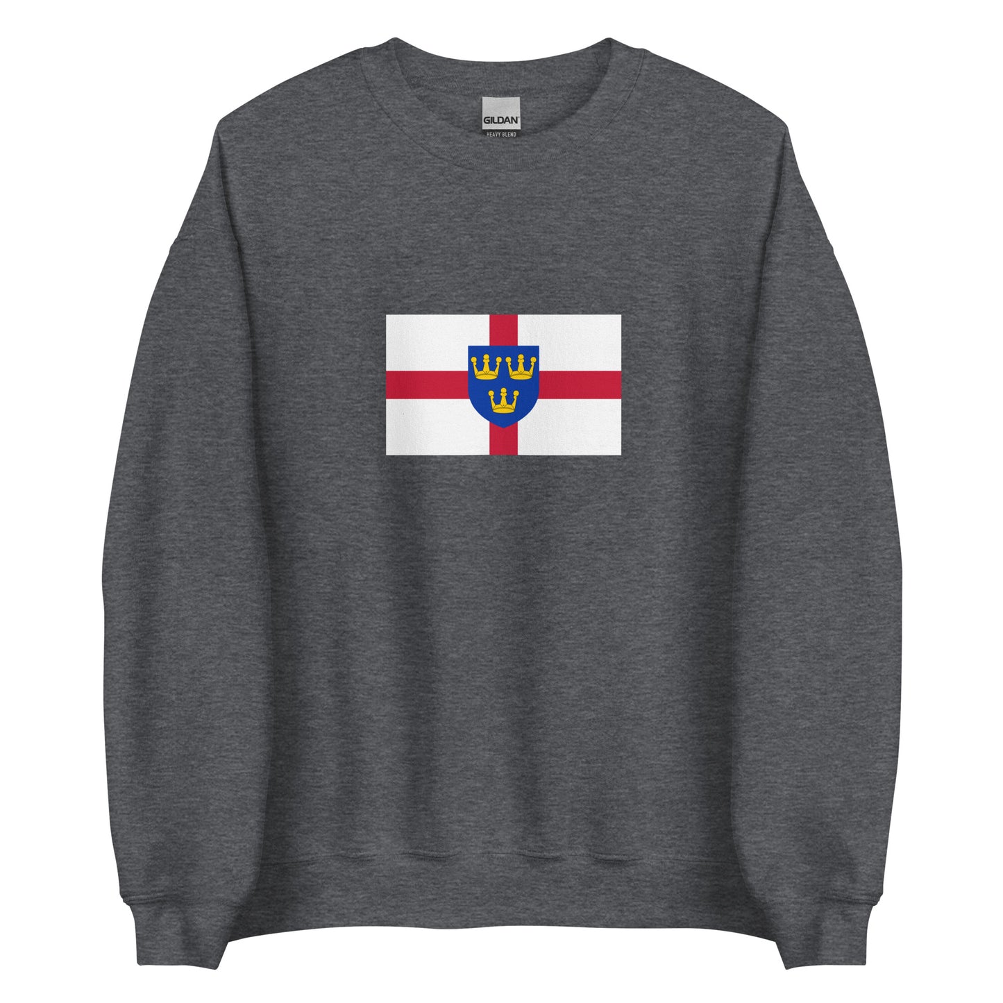 UK - Kingdom of East Anglia (650-918) | Historical British Flag Interactive Sweatshirt