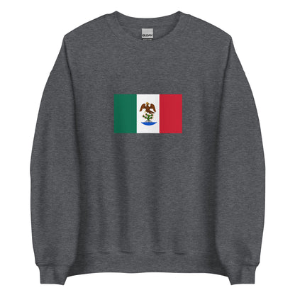 Mexico - First Mexican Empire (1821-1823) | Historical Mexican Flag Interactive Sweatshirt