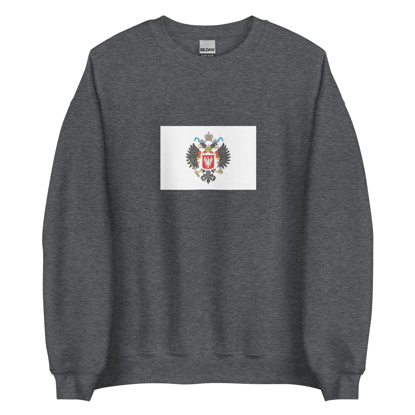 Poland - Kingdom of Poland (1815-1830) | Historical Polish Flag Interactive Sweatshirt