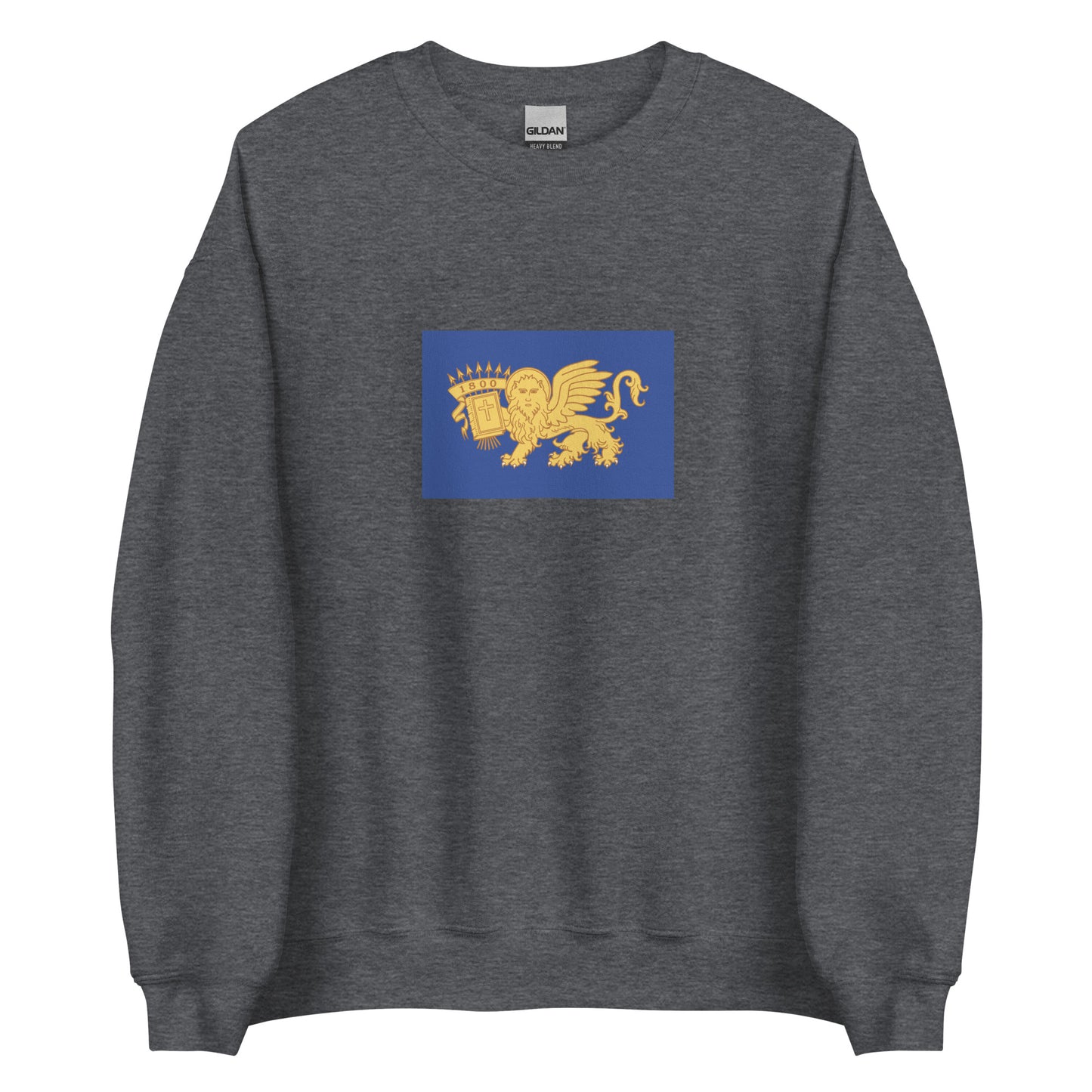 Greece - Septinsular Republic (1800-1807) | Historical Greek Flag Interactive Sweatshirt