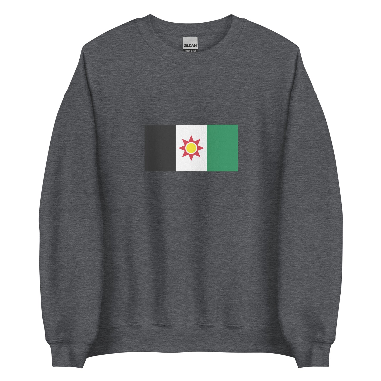 Iraq - Iraqi Republic (1958-1968) | Historical Iraqi Flag Interactive Sweatshirt