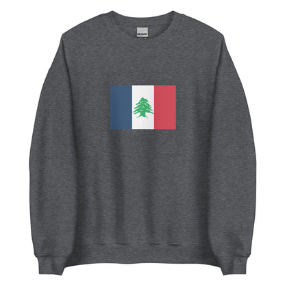 Lebanon - Greater Lebanon (1920-1943) | Historical Lebanese Flag Interactive Sweatshirt