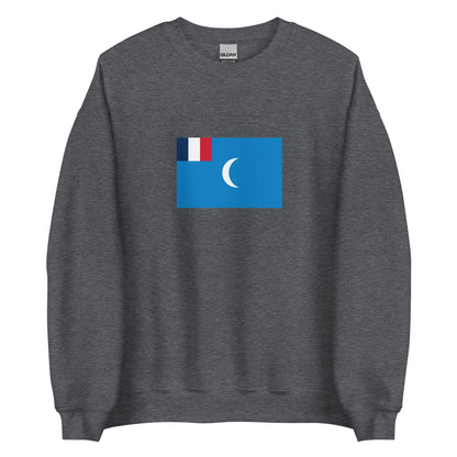 Syria - French Mandate for Syria and Lebanon (1923-1946) | Historical Syrian Flag Interactive Sweatshirt
