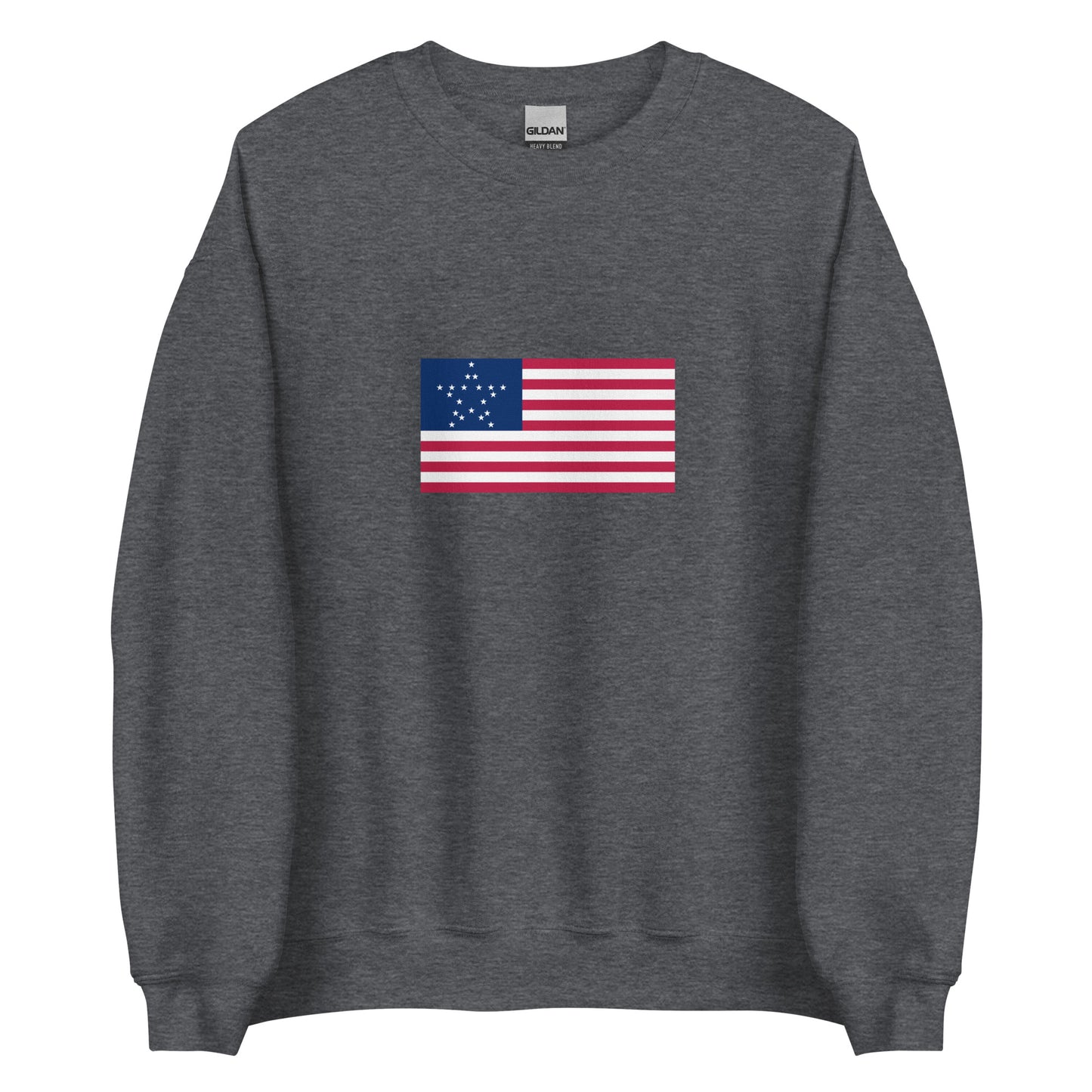 USA - 20 Great Star Flag (1818) | Historical American Flag Interactive Sweatshirt