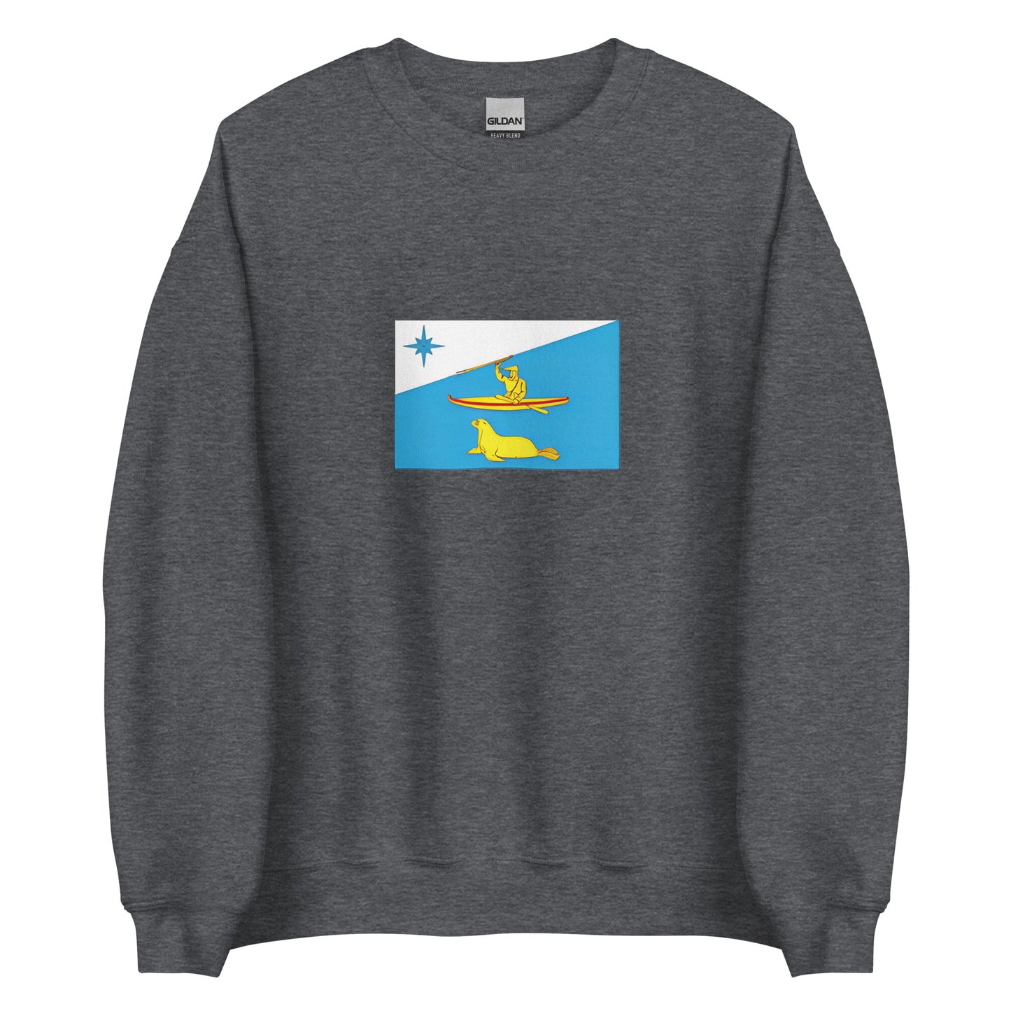 USA - Aleuts People | Indigenous American Flag Interactive Sweatshirt