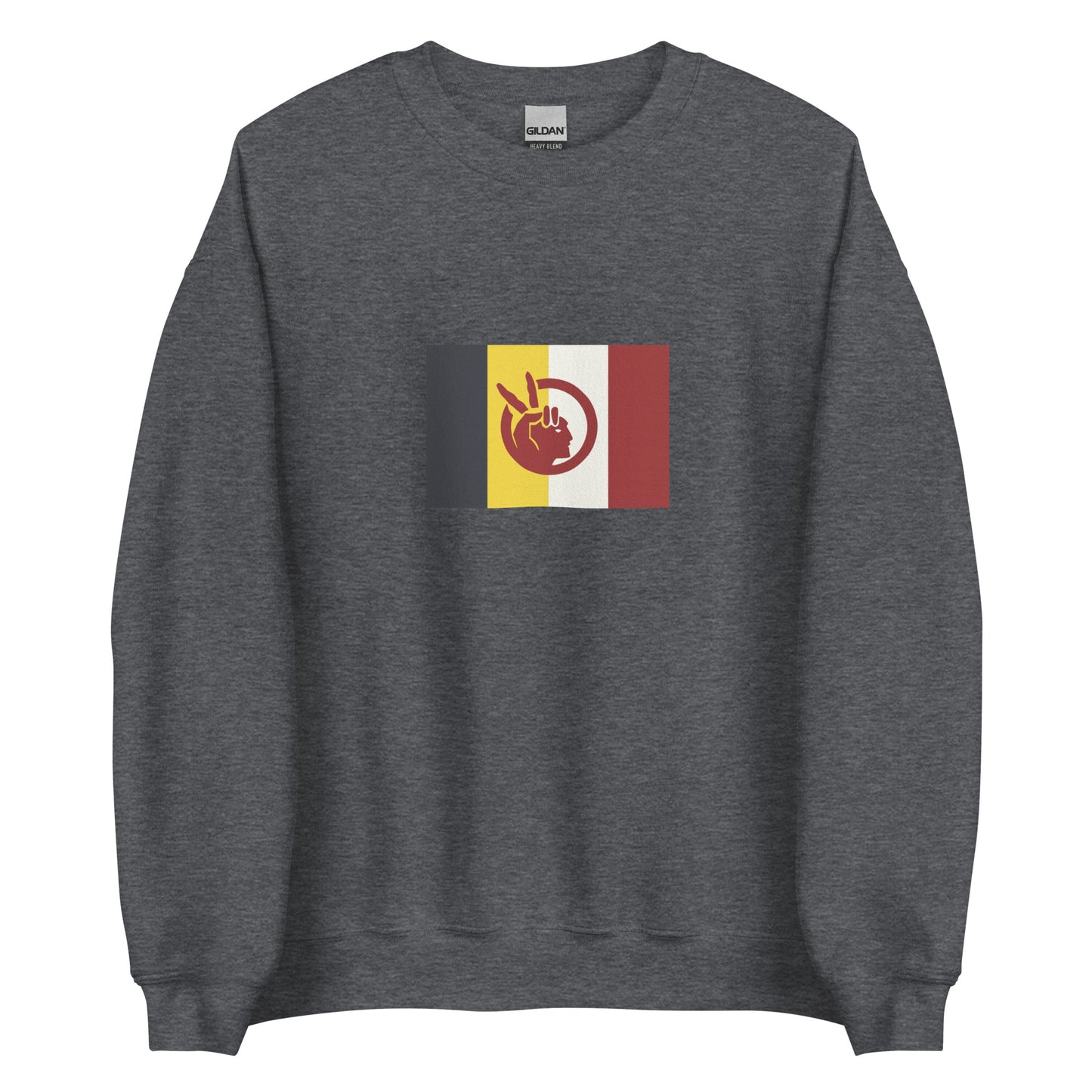 USA - Native Americans | Indigenous American Flag Interactive Sweatshirt