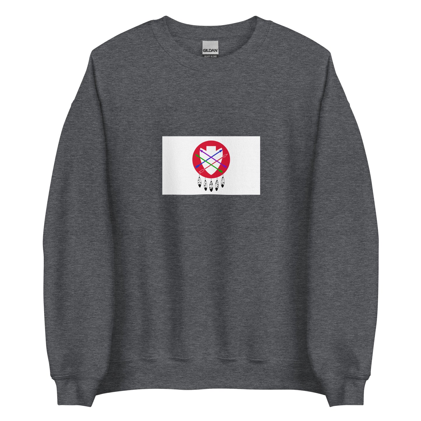 USA - Peoria People | Native American Flag Interactive Sweatshirt