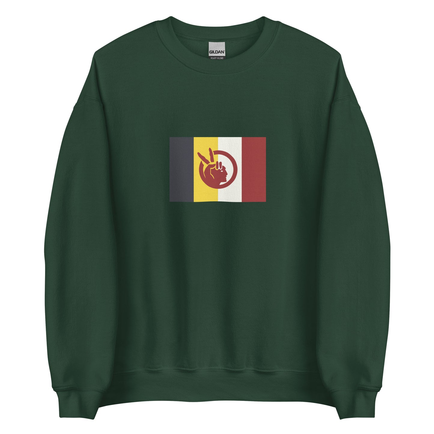 USA - Native Americans | Indigenous American Flag Interactive Sweatshirt