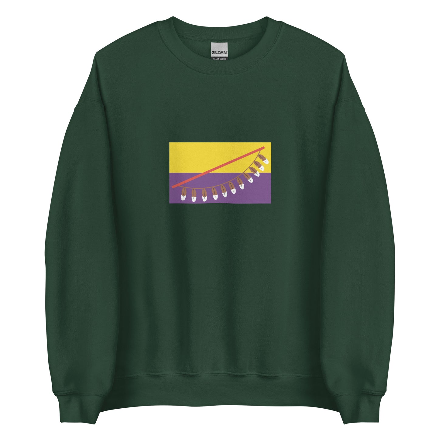 USA - Tohono O'odham people | Native American Flag Interactive Sweatshirt