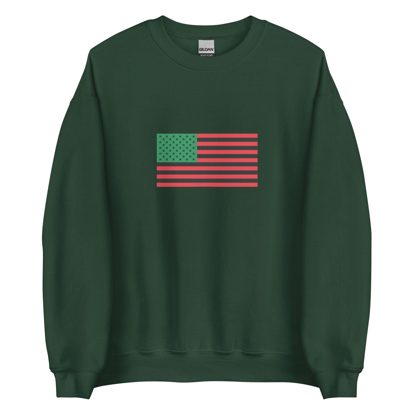 USA - African Americans | Ethnic American Flag Interactive Sweatshirt