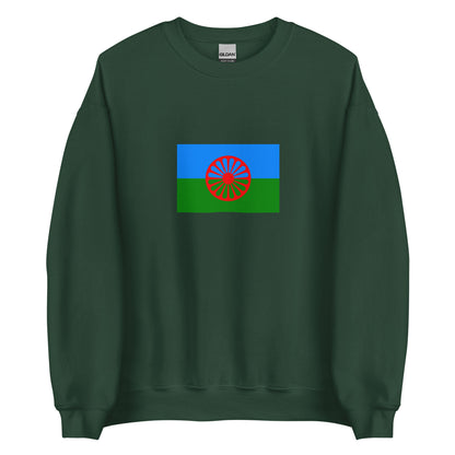 USA - Romani people | Ethnic American Flag Interactive Sweatshirt