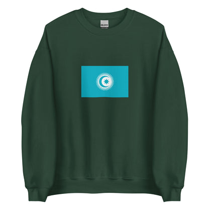 Turkey - Pan-Turkic people | Ethnic Turkish Flag Interactive Sweatshirt