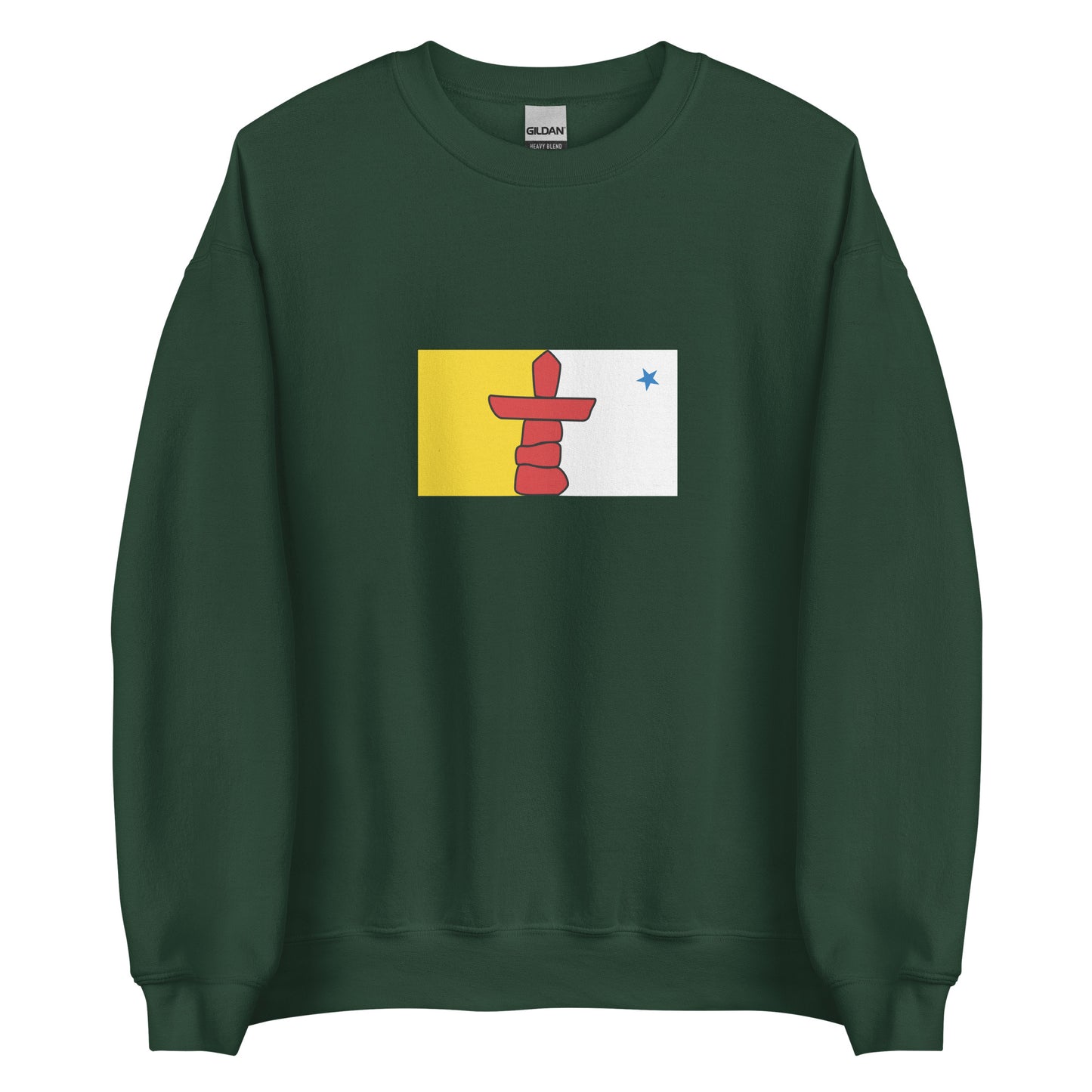 Canada - Nunavut Inuit people | Native Canadian Flag Interactive Sweatshirt