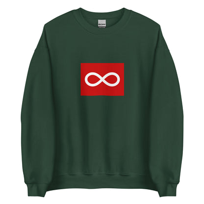 Canada - Anglo-Metis | Indigenous Canadian Flag Interactive Sweatshirt