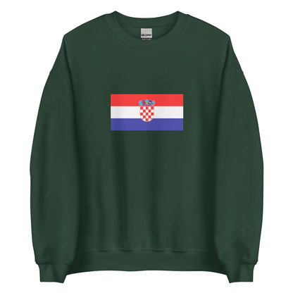 Croatia - Croats | Ethnic Croatian Flag Interactive Sweatshirt