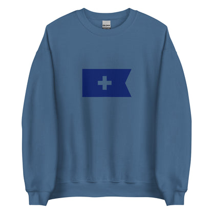 Bosnia Herzegovina - Banate of Bosnia (1154-1377) | Historical Bosnian Flag Interactive Sweatshirt