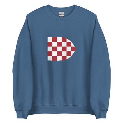 Croatia - Kingdom of Croatia and Dalmatia (1102-1526) | Historical Croatian Flag Interactive Sweatshirt