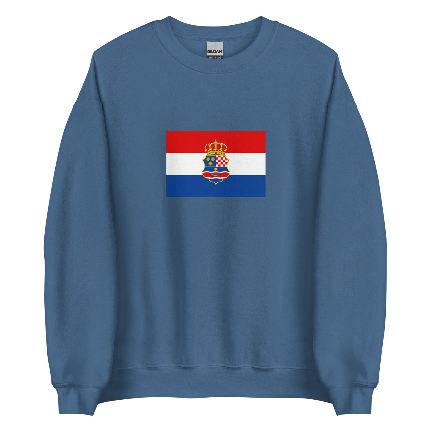 Croatia - Kingdom of Croatia-Habsburg (1527 - 1868) | Historical Flag Unisex Sweatshirt