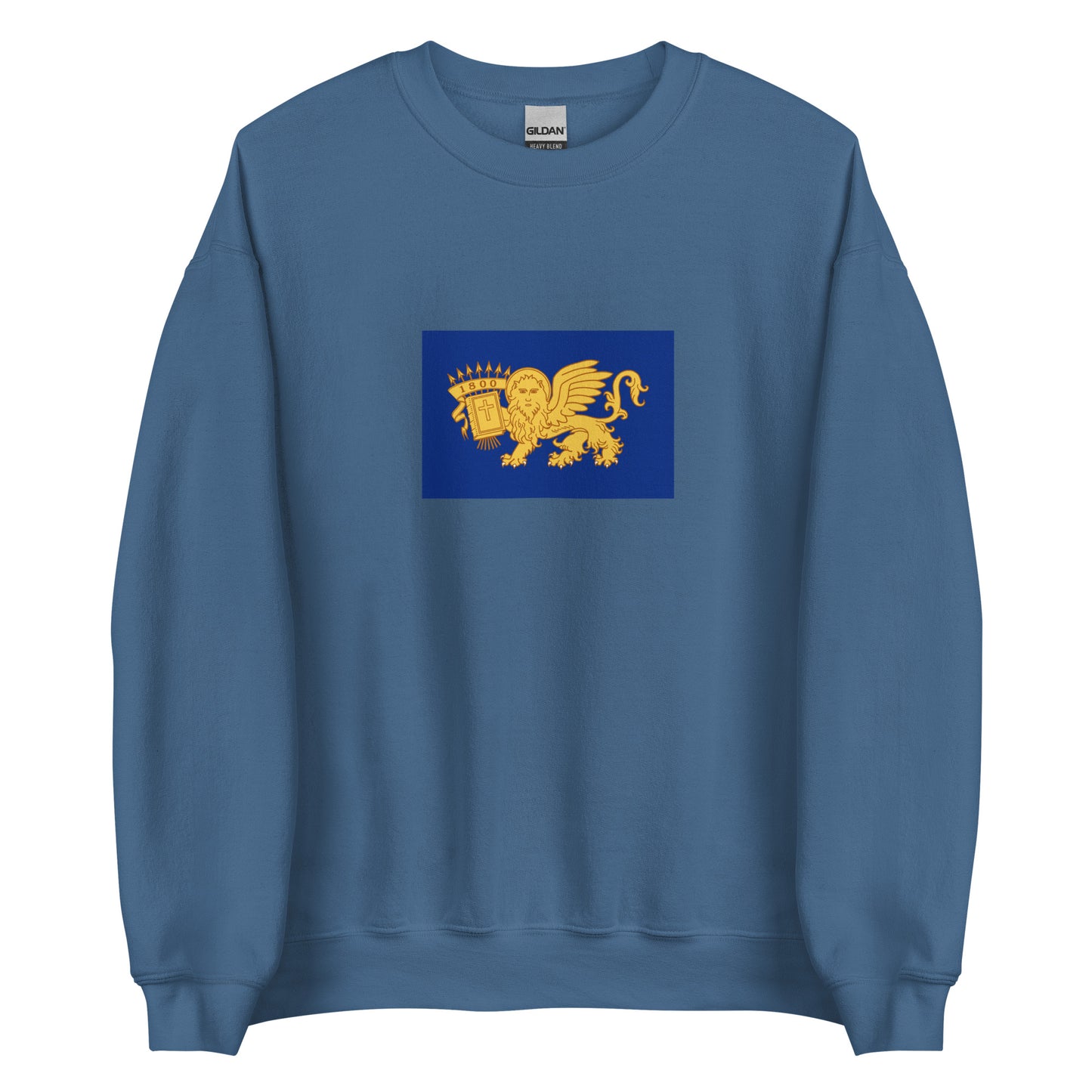 Greece - Septinsular Republic (1800-1807) | Historical Greek Flag Interactive Sweatshirt