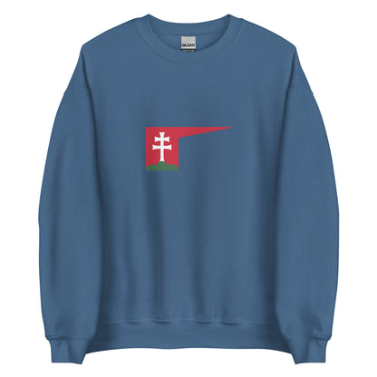 Hungary - Kingdom of Hungary (1000-1301) | Historical Hungarian Flag Interactive Sweatshirt