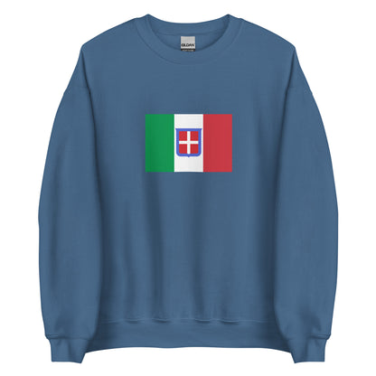 Italy - Kingdom of Sardinia (1848-1947) | Historical Italian Flag Interactive Sweatshirt
