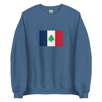 Lebanon - Greater Lebanon (1920-1943) | Historical Lebanese Flag Interactive Sweatshirt