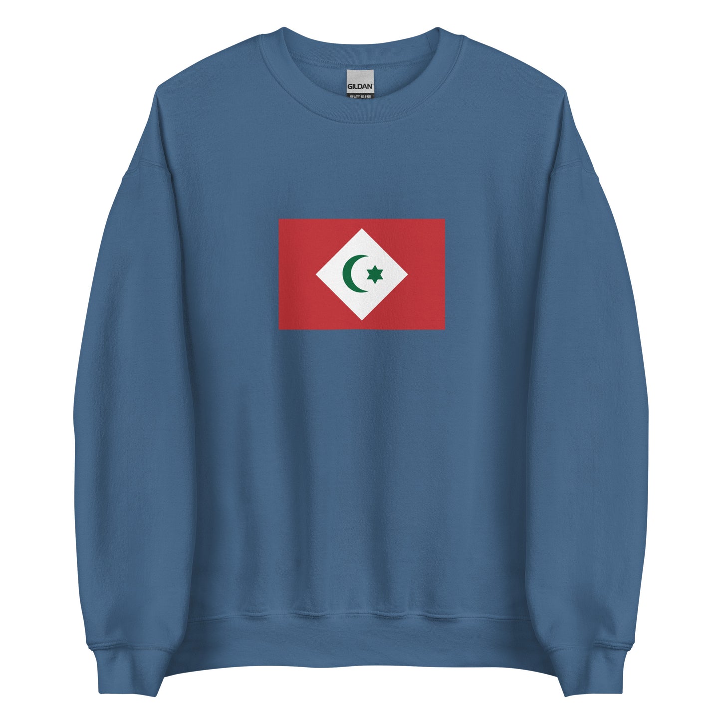 Morocco - Republic of the Rif (1921-1926) | Historical Moroccan Flag Interactive Sweatshirt