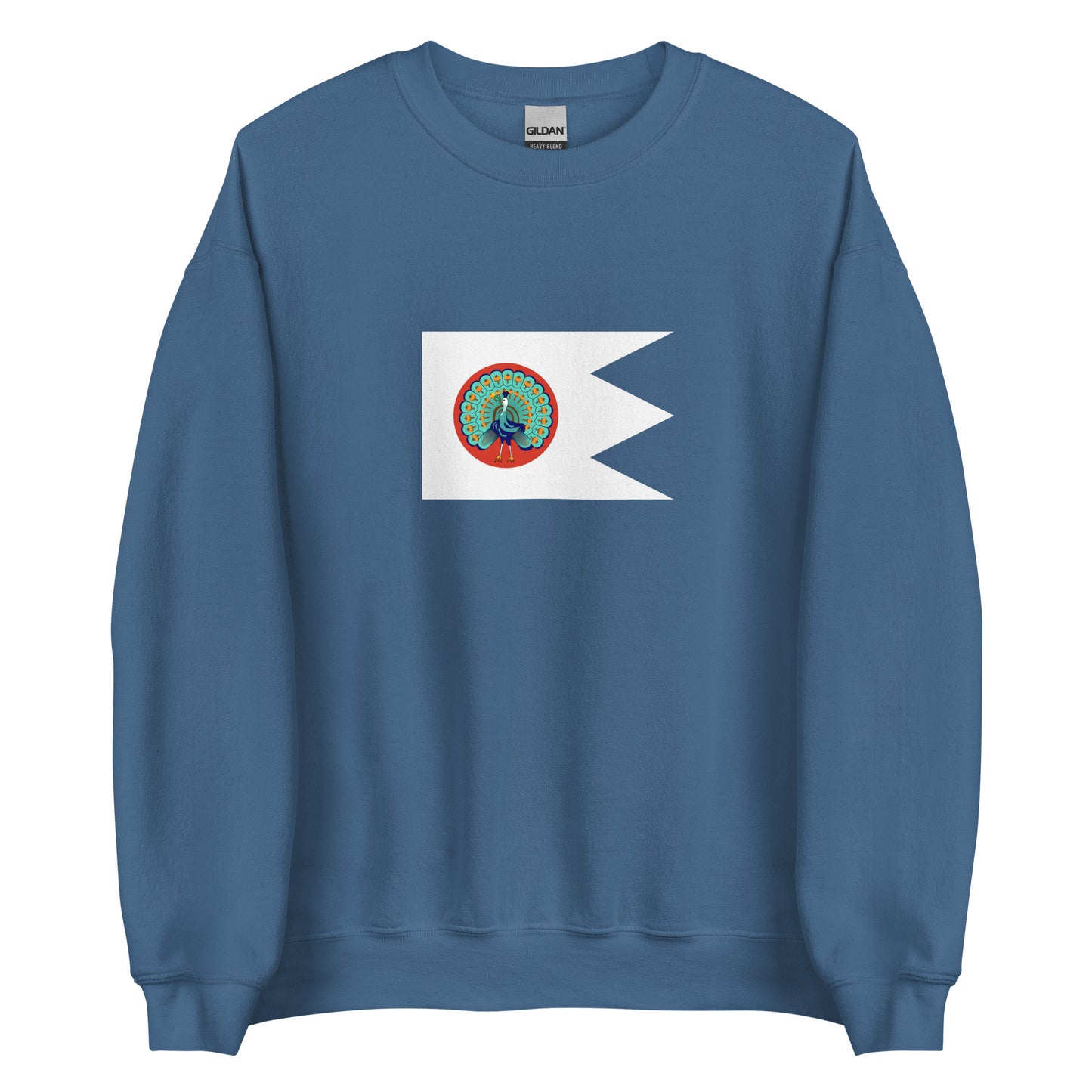 Myanmar (Burma) - Konbaung Dynasty - Third Burmese Empire (1752 - 1885) | Historical Flag Unisex Sweatshirt