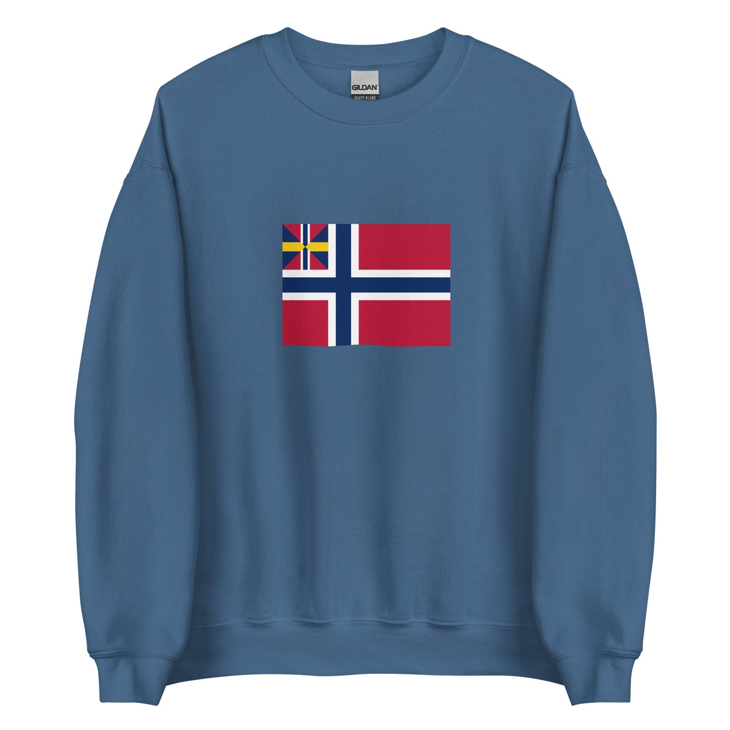 Norway - United Kingdoms of Sweden and Norway (1844-1899) | Historical Norwegian Flag Interactive Sweatshirt