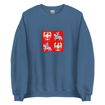 Poland - Jagiellonian Dynasty (1385-1572) | Historical Polish Flag Interactive Sweatshirt